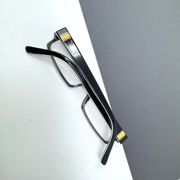 Gucci GG1576 EOK Black Rectangular Eyeglass Frame Italy 55-15-145 GG 1576 - Picture 8 of 11